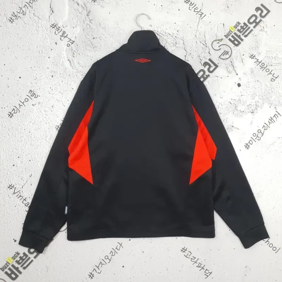 엄브로 UMBRO 집업 져지 자켓 블랙 3100182 상품이미지2
