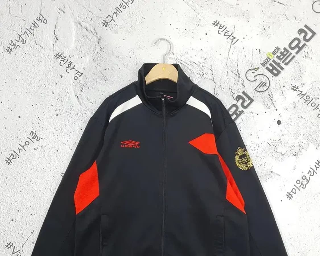 엄브로 UMBRO 집업 져지 자켓 블랙 3100182 상품이미지4