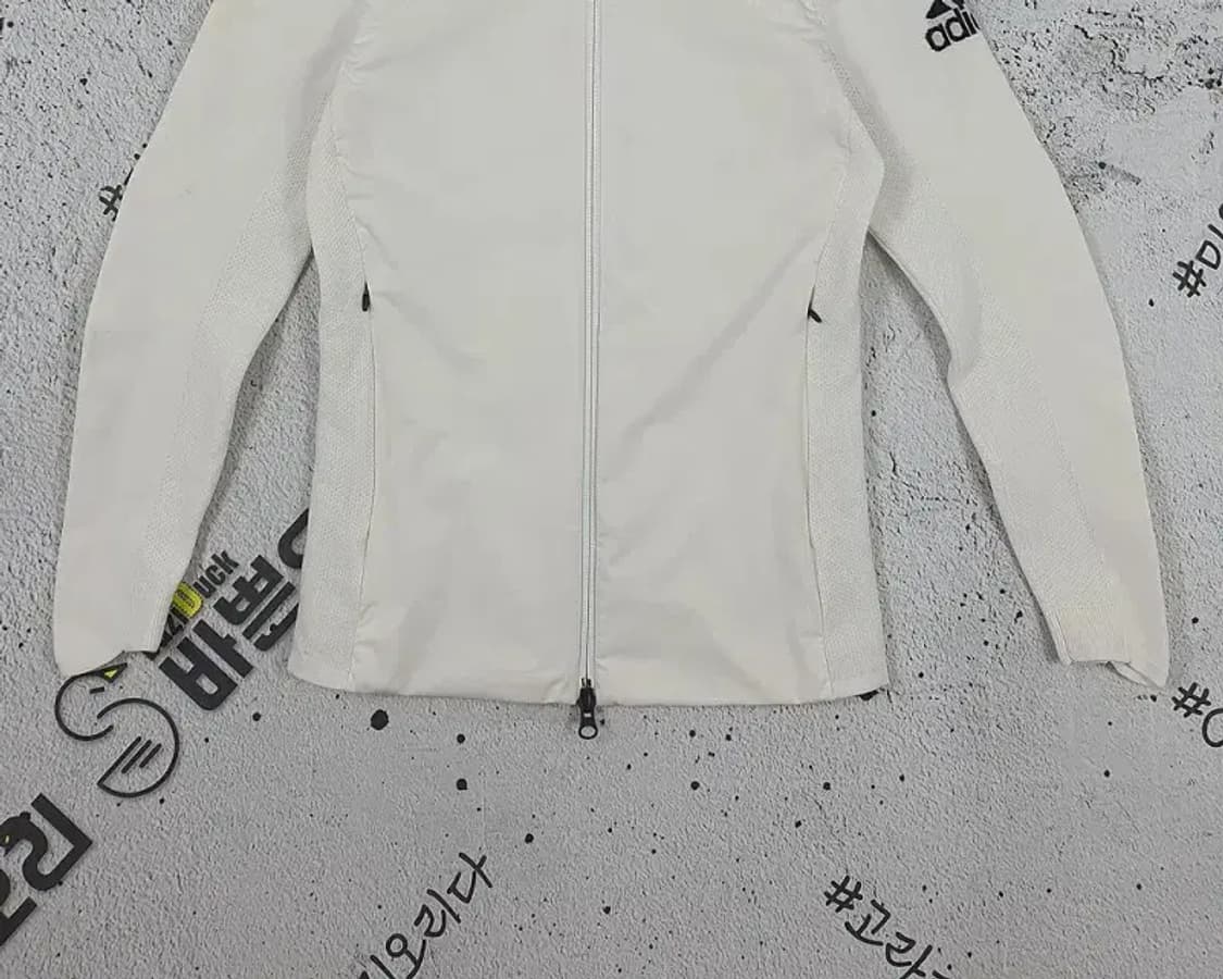 아디다스 ADIDAS 골프 모크넥 트랙 져지 자켓 화이트 3100179 상품이미지5