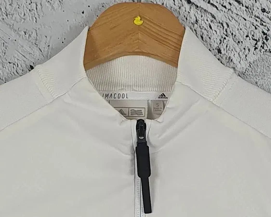 아디다스 ADIDAS 골프 모크넥 트랙 져지 자켓 화이트 3100179 상품이미지6