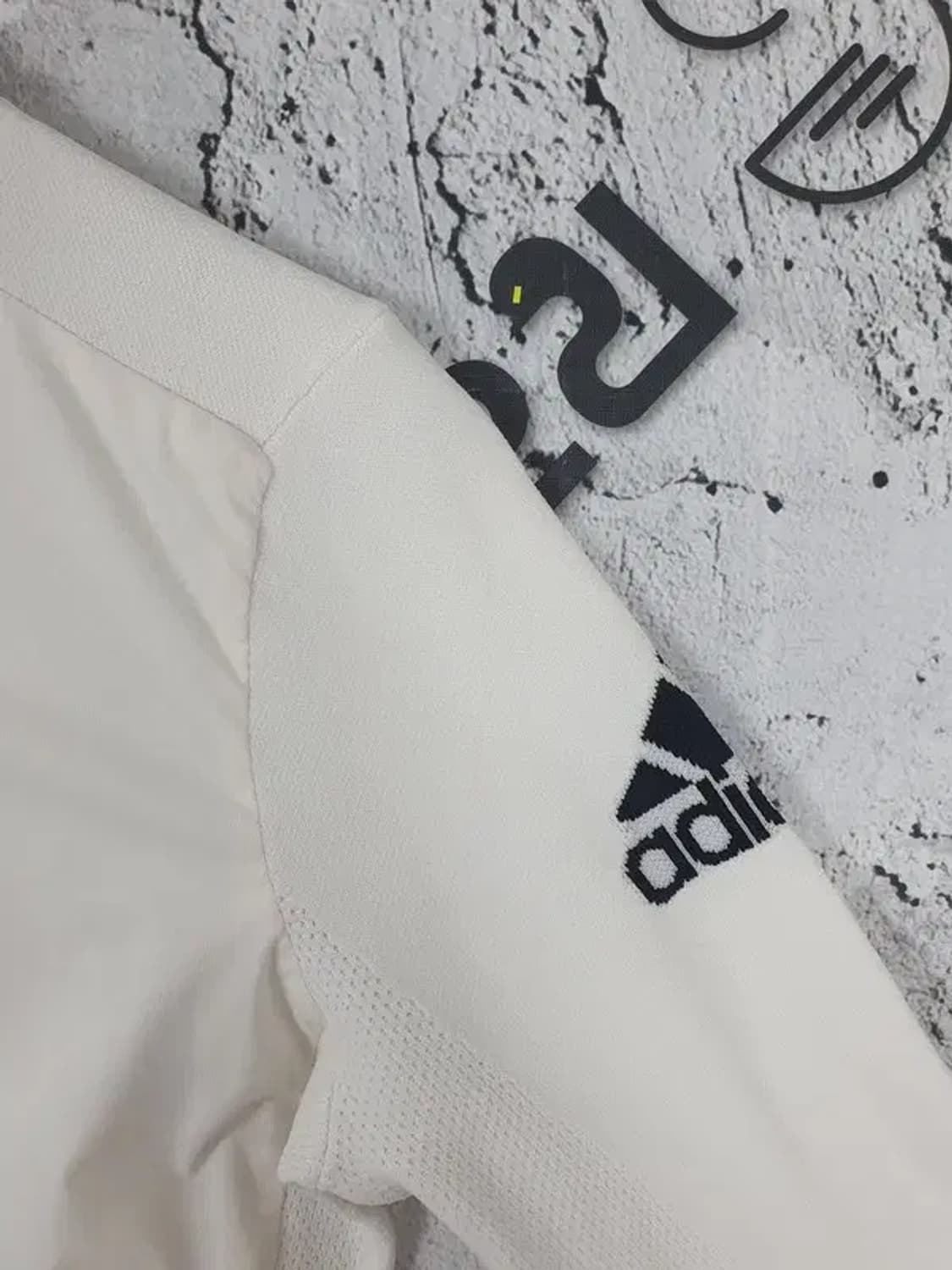 아디다스 ADIDAS 골프 모크넥 트랙 져지 자켓 화이트 3100179 상품이미지8