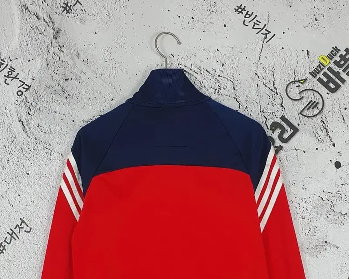 아디다스 ADIDAS 우먼 배색 라인 트랙 져지 자켓 레드 3100178 상품이미지7