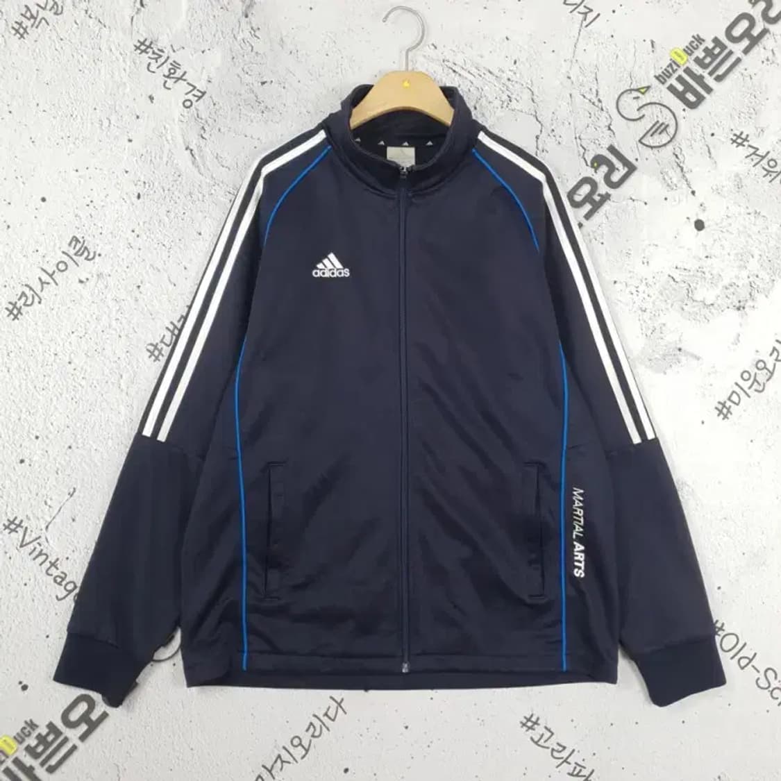 아디다스 ADIDAS 마샬아츠 트랙 져지 자켓 네이비 3100158 상품이미지1