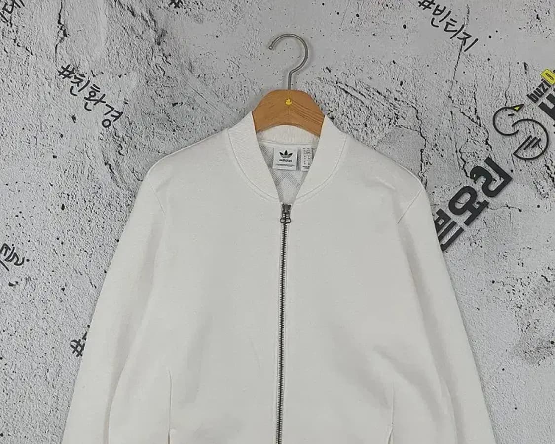 아디다스 ADIDAS 면 블루종 트랙 져지 자켓 화이트 3100159 상품이미지4