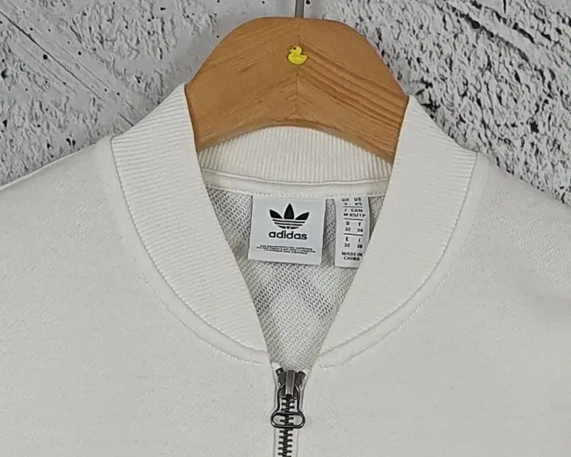 아디다스 ADIDAS 면 블루종 트랙 져지 자켓 화이트 3100159 상품이미지7