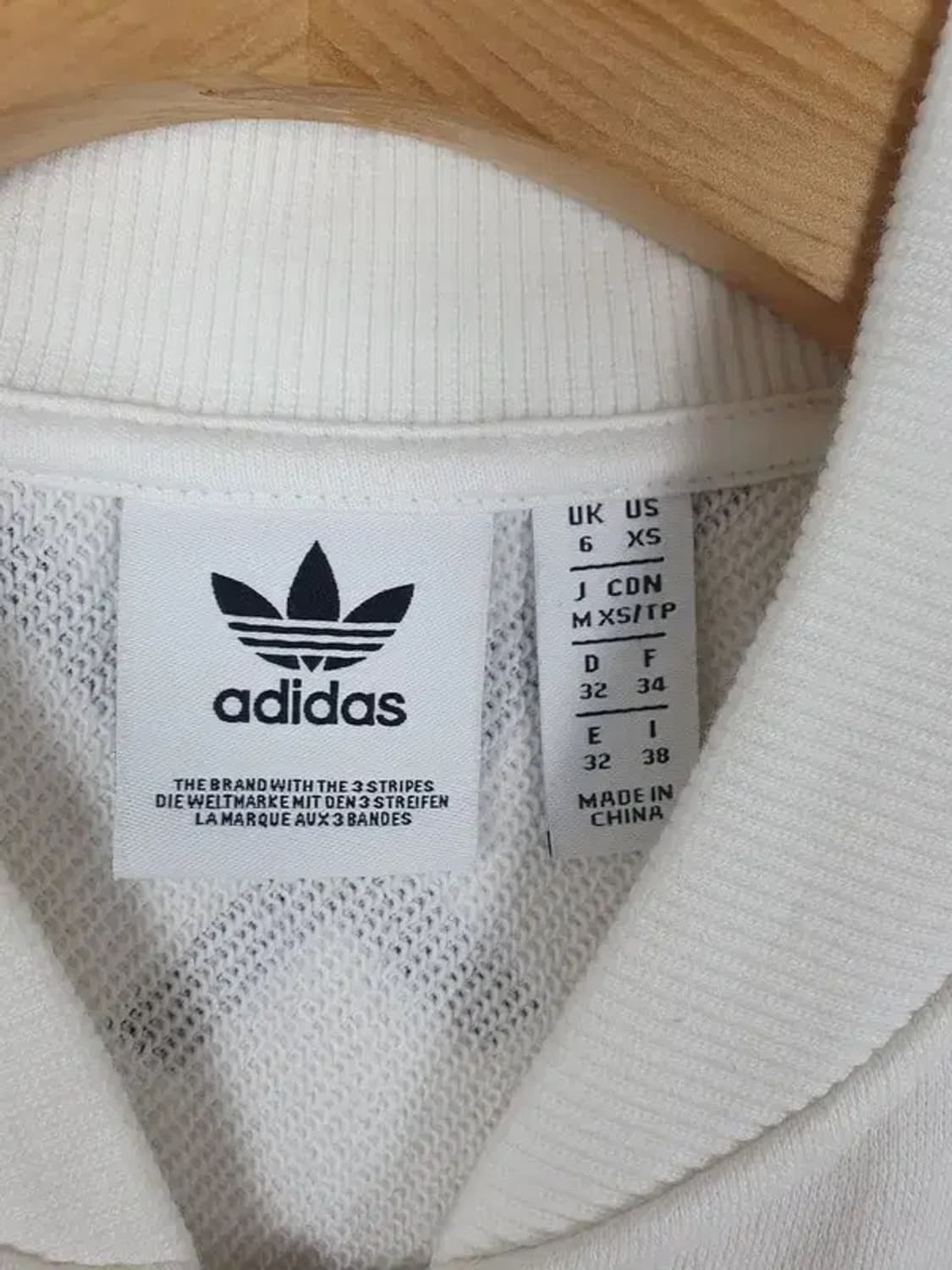 아디다스 ADIDAS 면 블루종 트랙 져지 자켓 화이트 3100159 상품이미지9