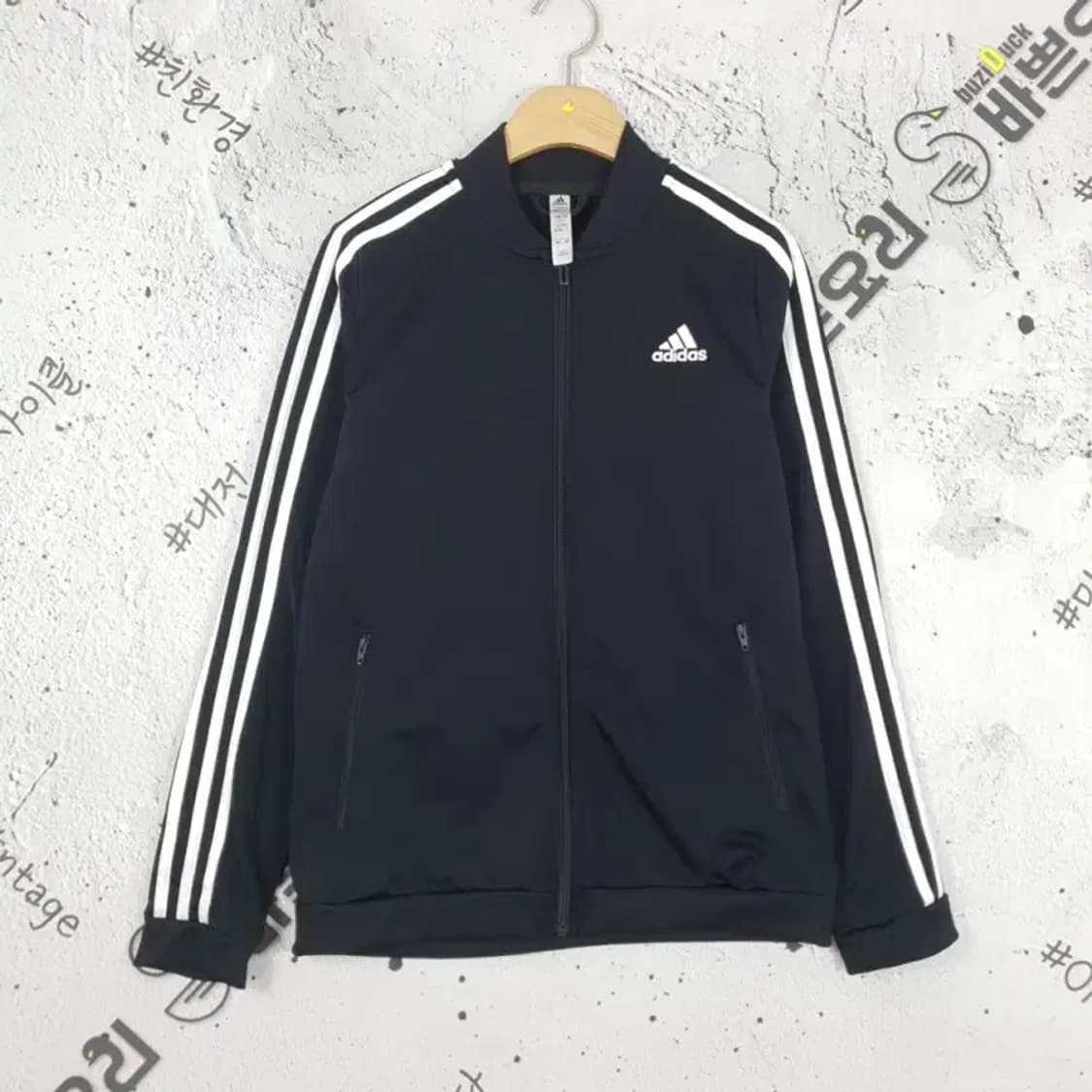 아디다스 ADIDAS 퍼포먼스 기모 트랙 져지 자켓 블랙 3100162 상품이미지1