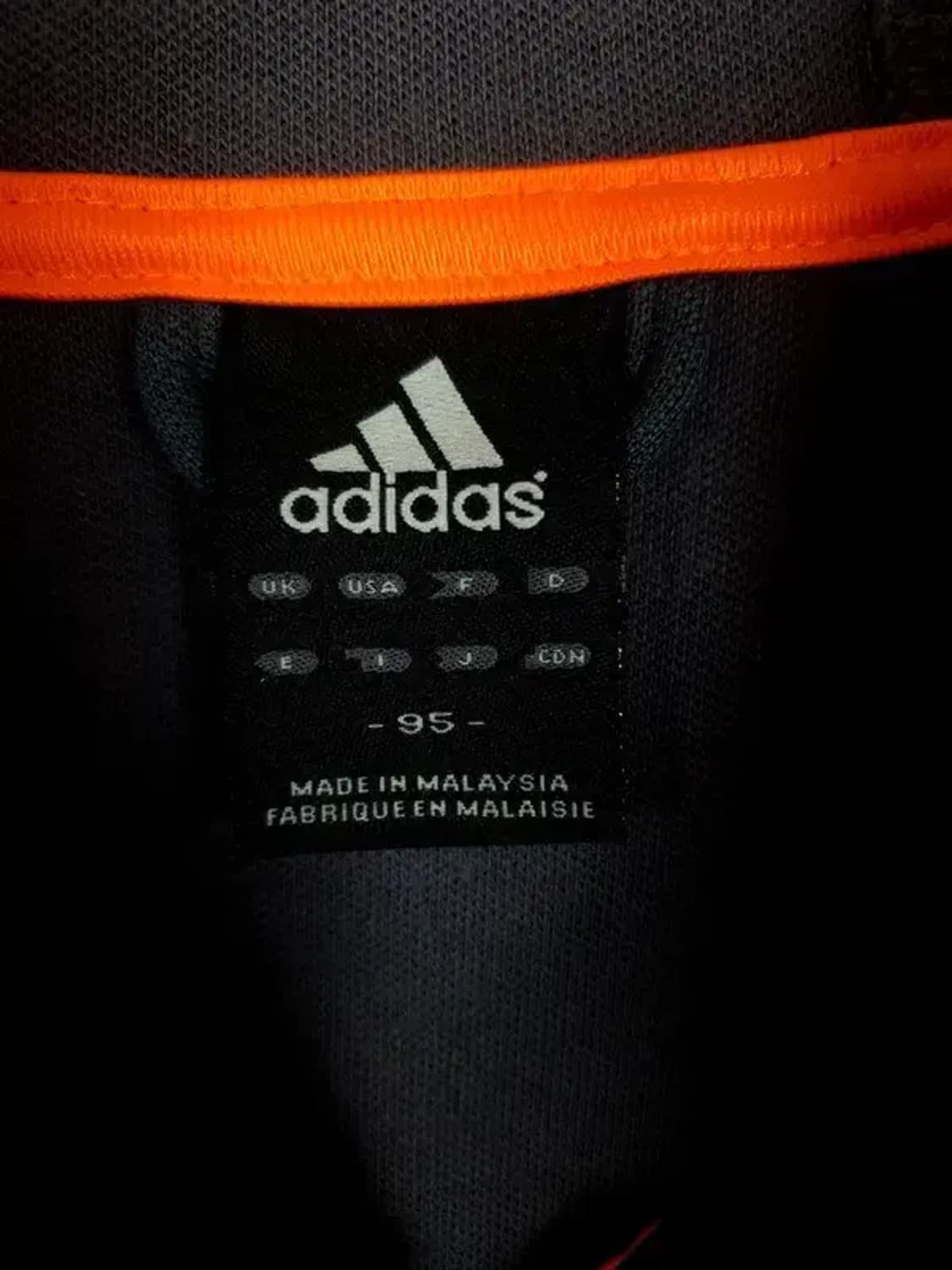 아디다스 ADIDAS 후드 집업 져지 그레이 네온 주황 3100138 상품이미지10