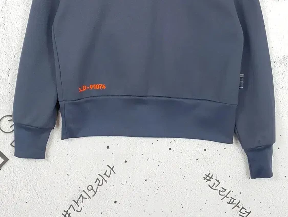 아디다스 ADIDAS 후드 집업 져지 그레이 네온 주황 3100138 상품이미지8