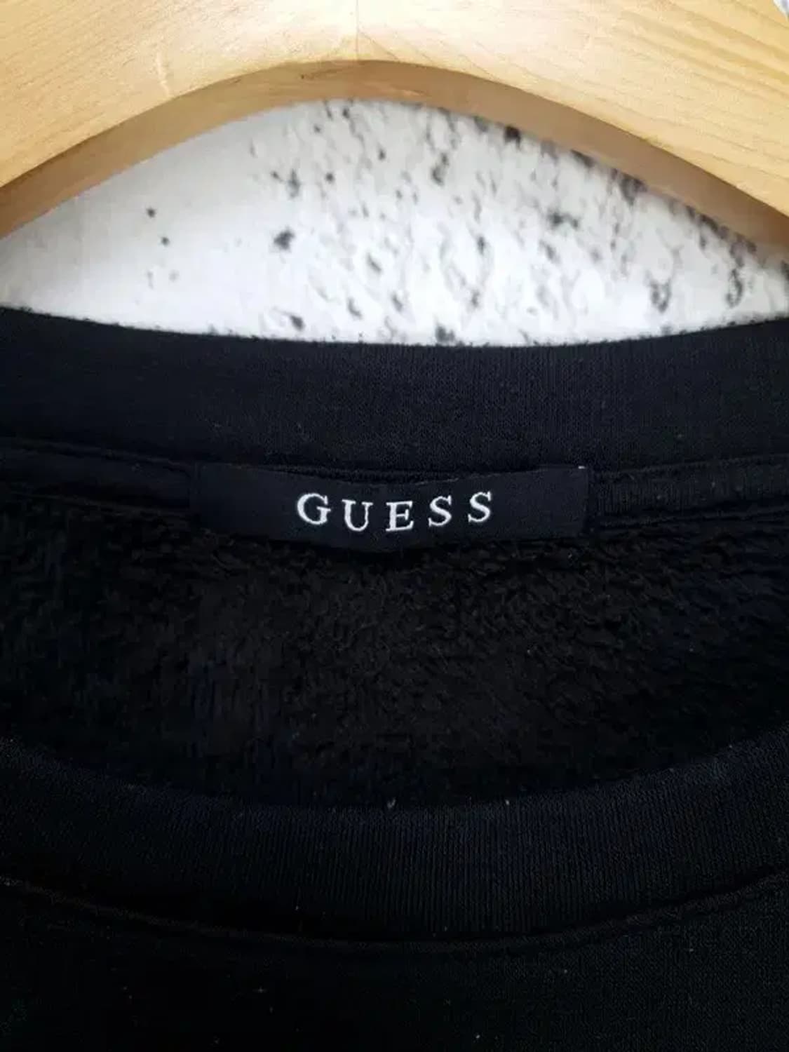 게스 GUESS 융기모 맨투맨 블랙 2200074 상품이미지8