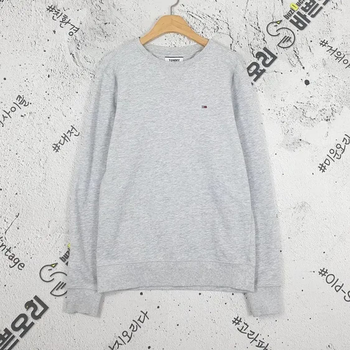 타미힐피거 TOMMY HILFIGER 맨투맨 라이트 그레이 2200075 상품이미지1