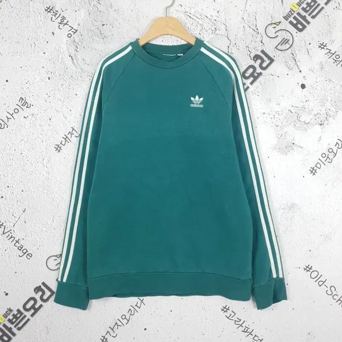 아디다스 ADIDAS 파이어버드 맨투맨 민트 그린 2200078 상품이미지1