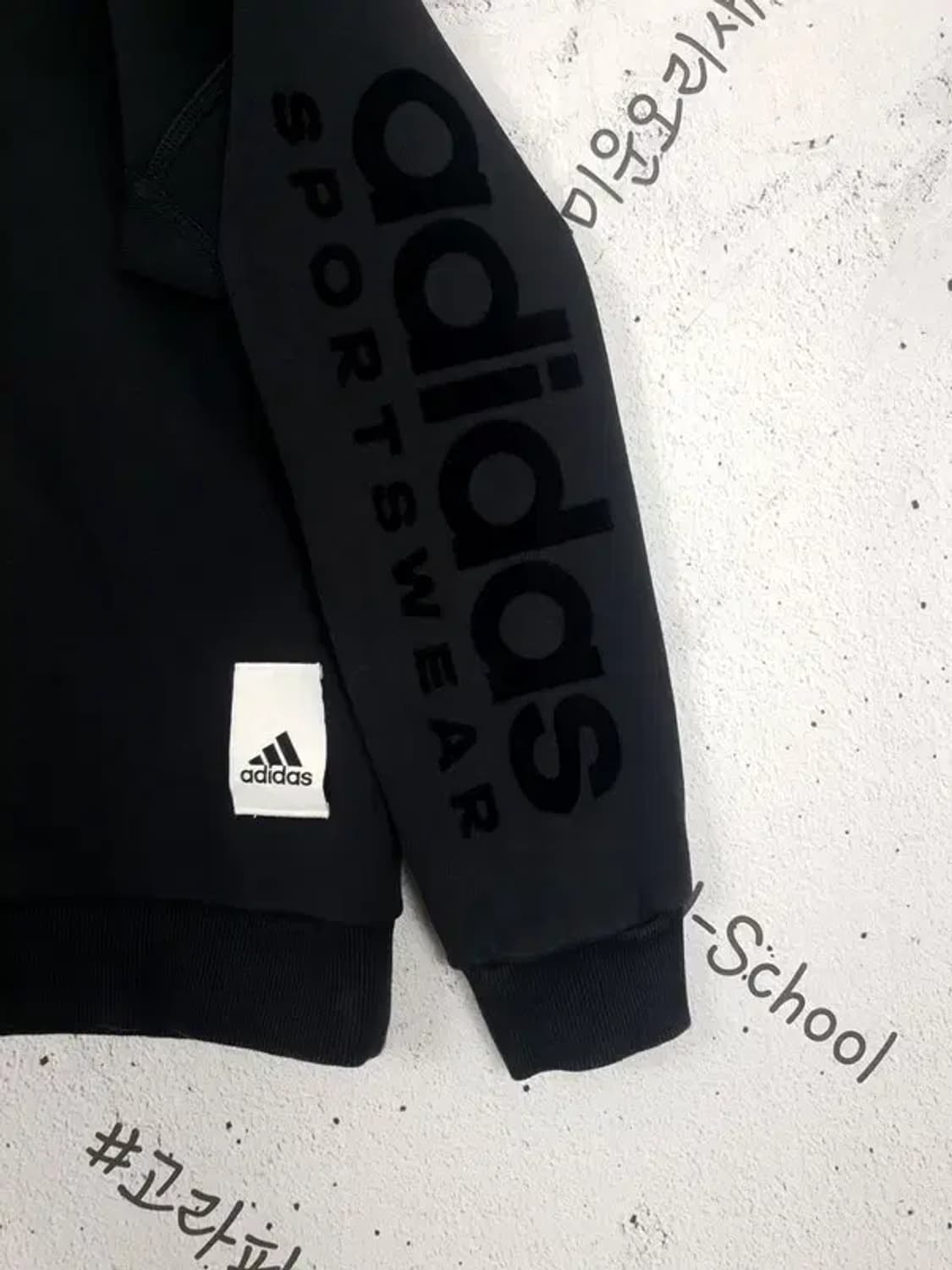 아디다스 ADIDAS 맨투맨 블랙 2200081 상품이미지8