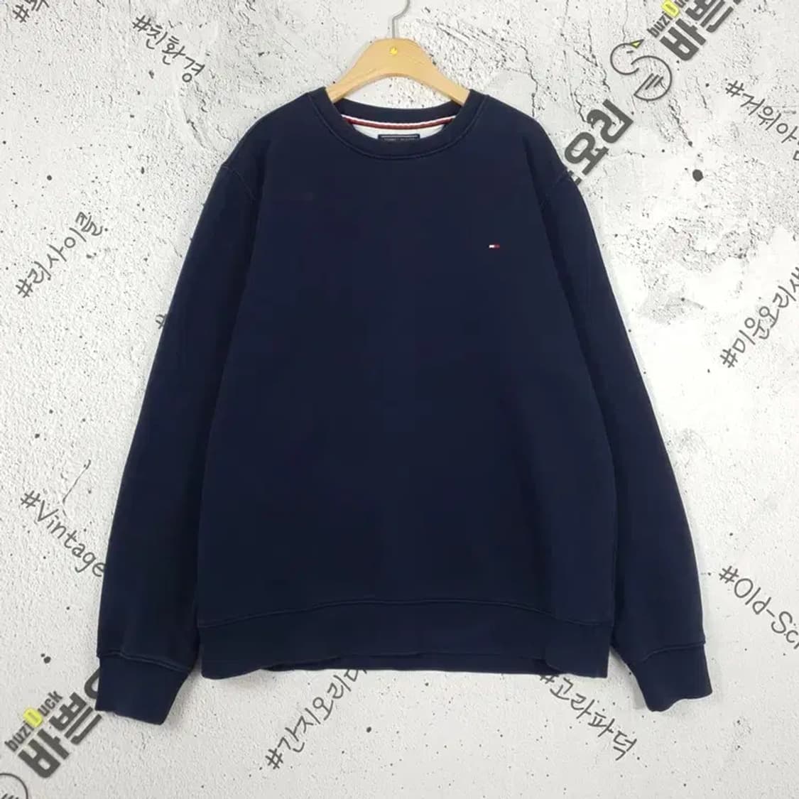 타미힐피거 TOMMY 스웻셔츠 맨투맨 네이비 2200156 상품이미지1