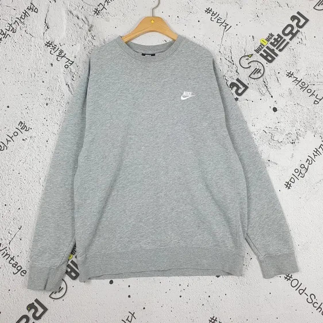 나이키 퓨추라 NIKE 스웻셔츠 맨투맨 라이트 그레이 2200178 상품이미지1