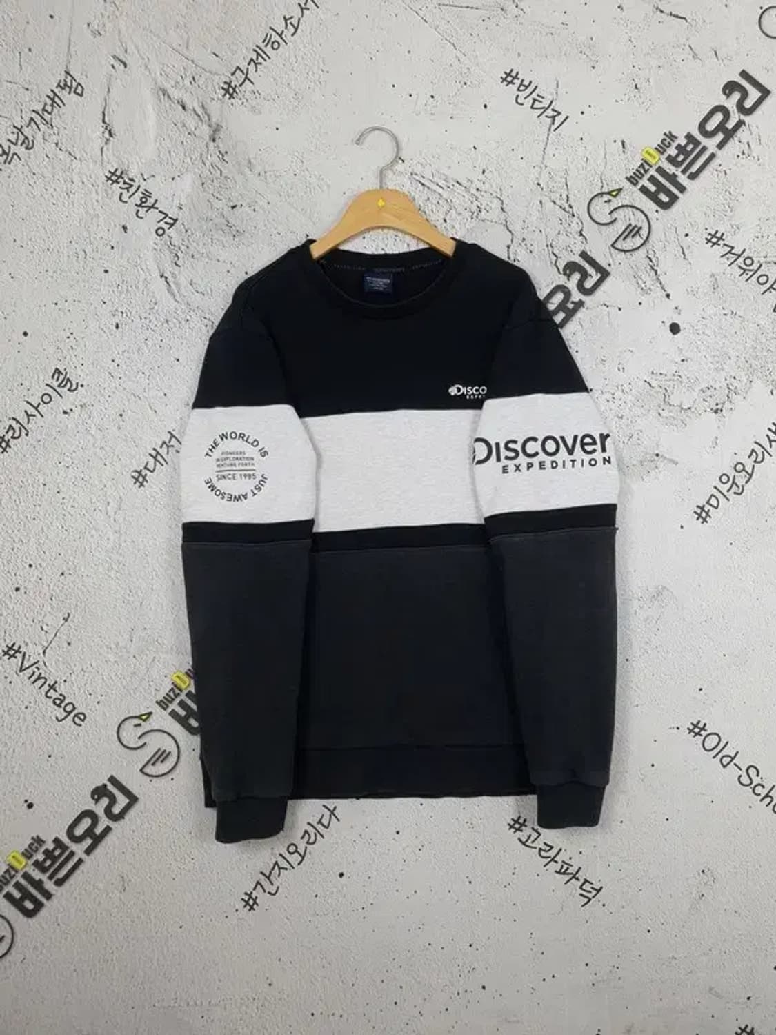 디스커버리 DISCOVERY 스웻셔츠 맨투맨 블랙 2200190 상품이미지7