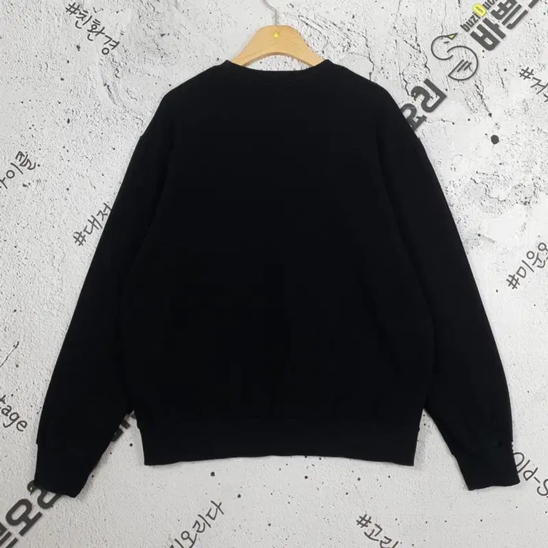 라코스테 LACOSTE 스웻셔츠 맨투맨 블랙 2200192 상품이미지2