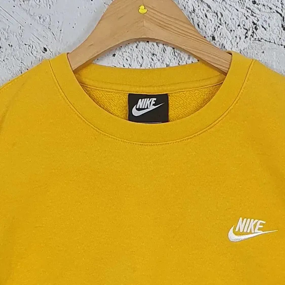 나이키 NIKE 스웻 맨투맨 옐로우 M 2200202 상품이미지4