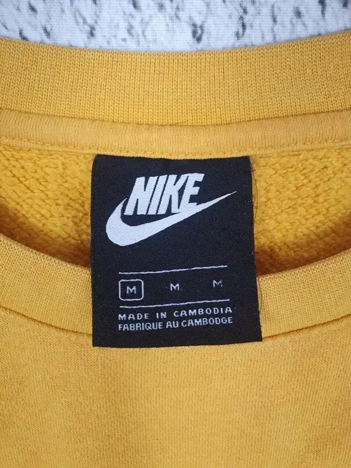 나이키 NIKE 스웻 맨투맨 옐로우 M 2200202 상품이미지8