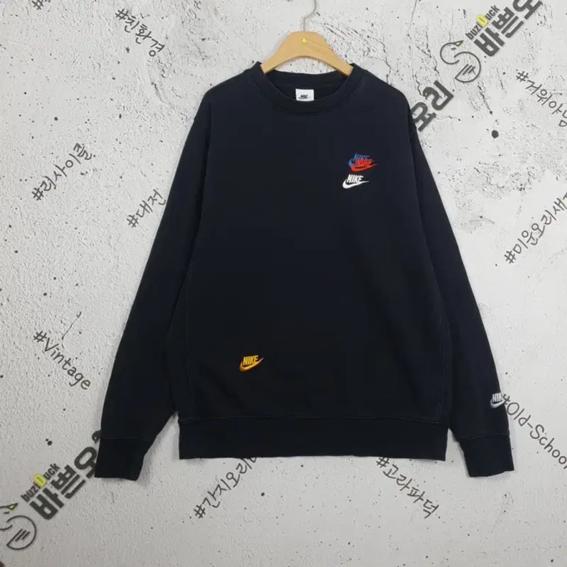 나이키 NIKE 프렌치테리 스웻 맨투맨 블랙 XL 2200212 상품이미지1