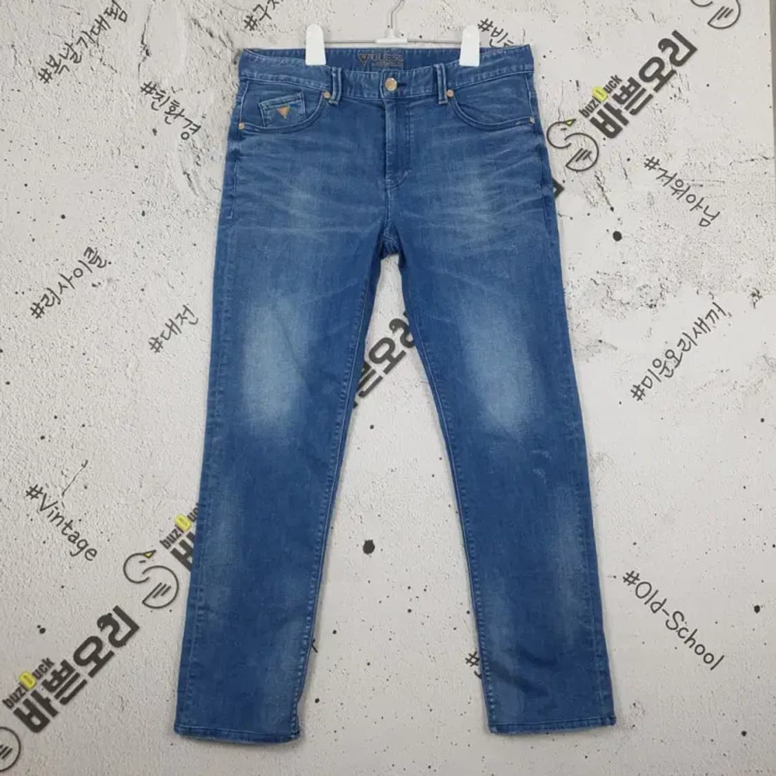 게스 GUESS 스키니 스판 청바지 블루 84(33) 4100052 상품이미지1