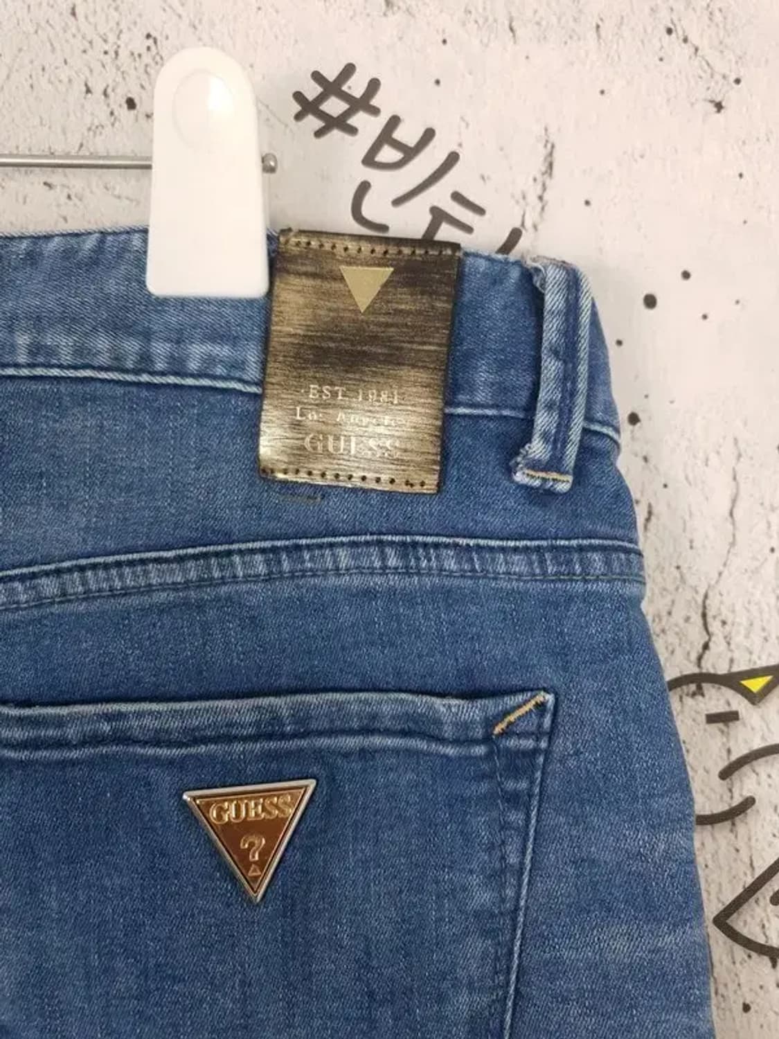 게스 GUESS 스키니 스판 청바지 블루 84(33) 4100052 상품이미지6
