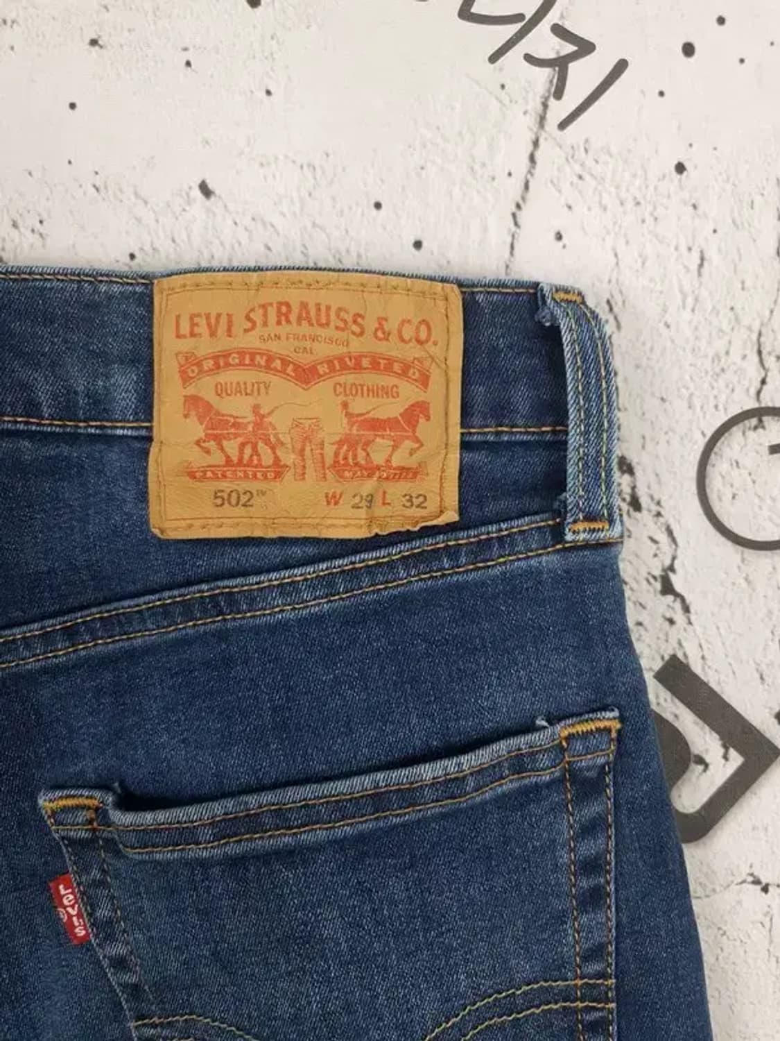 리바이스 LEVI'S 502 스판 청바지 진청 W29L32 4100057 상품이미지9