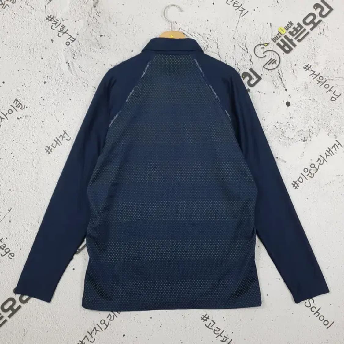 아디다스 ADIDAS 기능성 롱슬리브 카라티 네이비 XL 2100101 상품이미지2