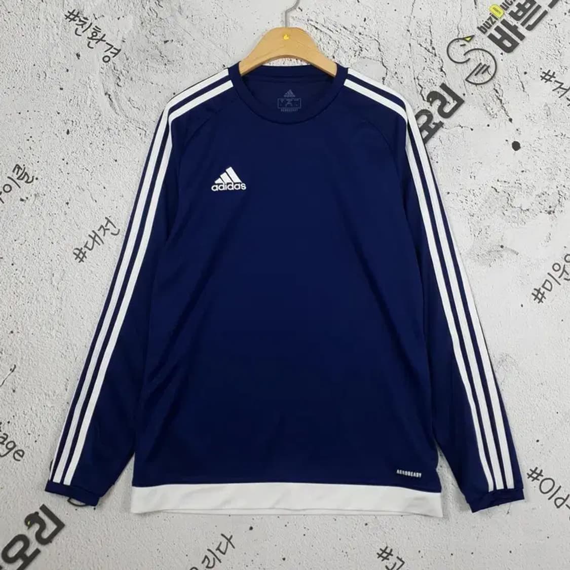 아디다스 ADIDAS 에어로 롱슬리브 긴팔 티 네이비 2100061 상품이미지1