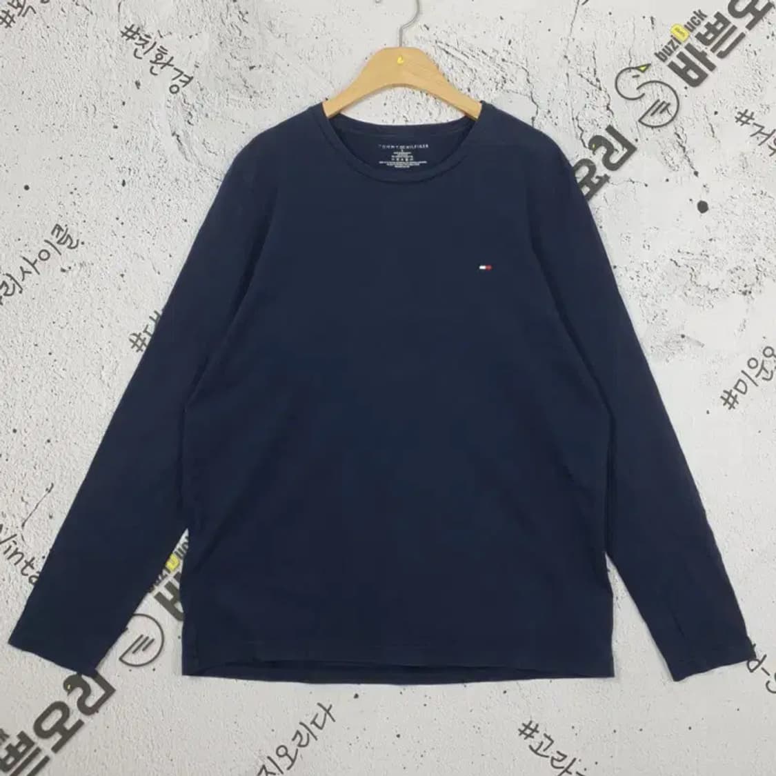 타미힐피거 TOMMY 롱슬리브 긴팔 티 네이비 S 2100072 상품이미지1