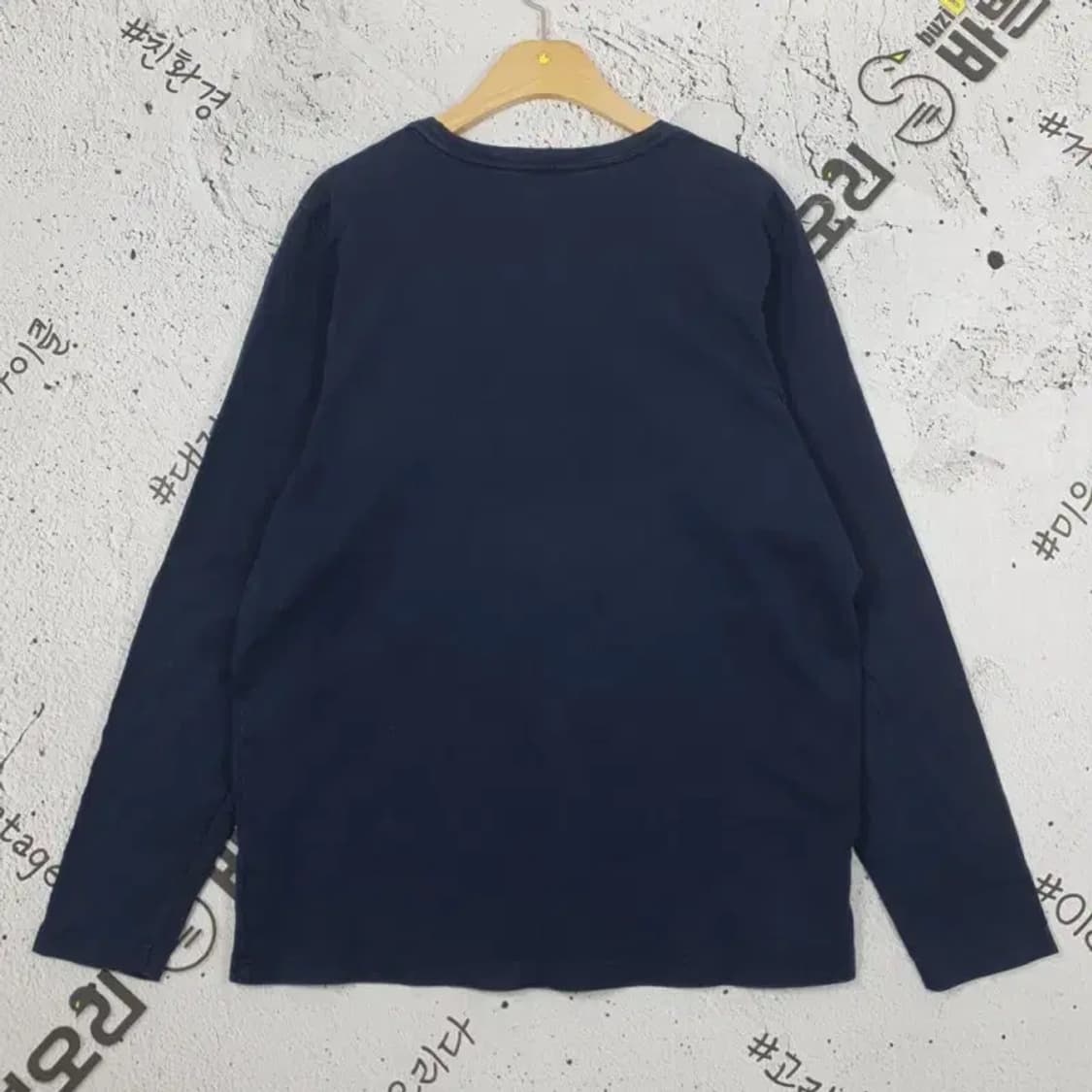 타미힐피거 TOMMY 롱슬리브 긴팔 티 네이비 S 2100072 상품이미지2