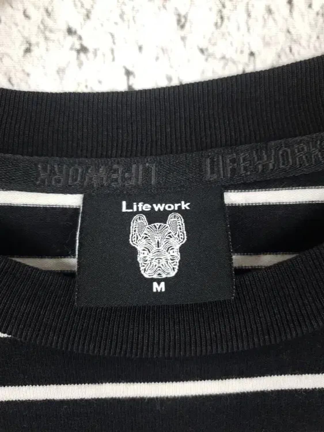 라이프워크 LIFEWORK 롱슬리브 긴팔 티 블랙 M 2100119 상품이미지9