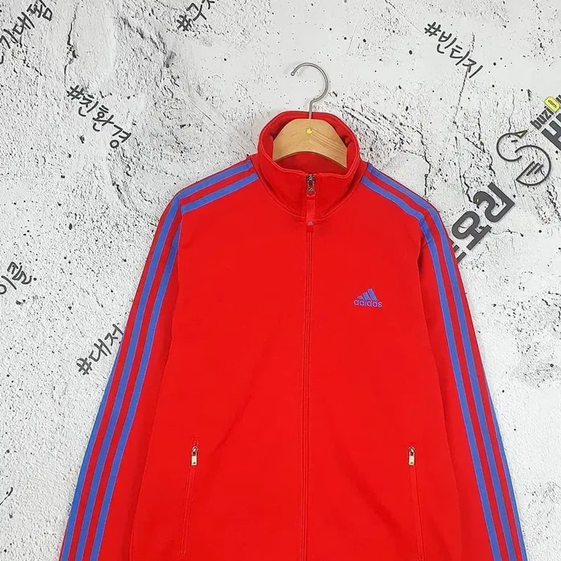 아디다스 ADIDAS 올드스쿨 트렉 집업 져지 레드 3100011 상품이미지4