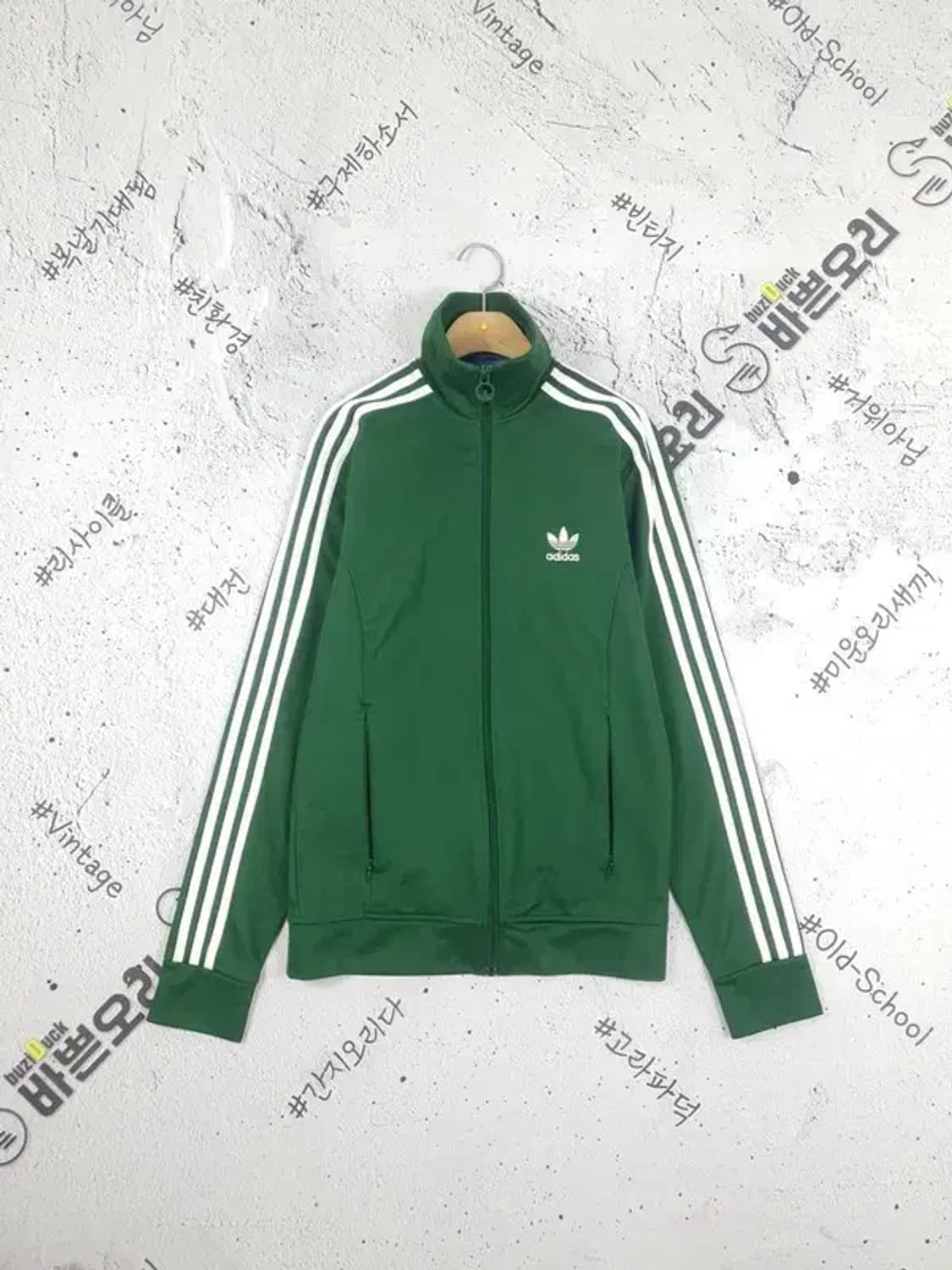 아디다스 ADIDAS 오리지널 져지 세트(상의+바지) 그린 3100021 상품이미지2