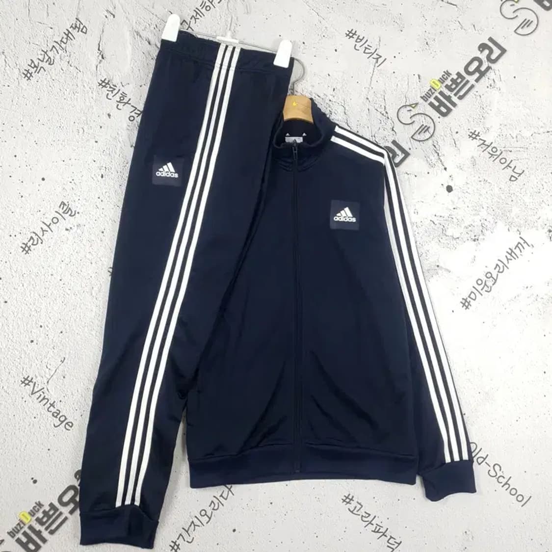 아디다스 오리지널 져지 시보리 세트(상의+바지) 네이비 3100022 상품이미지1