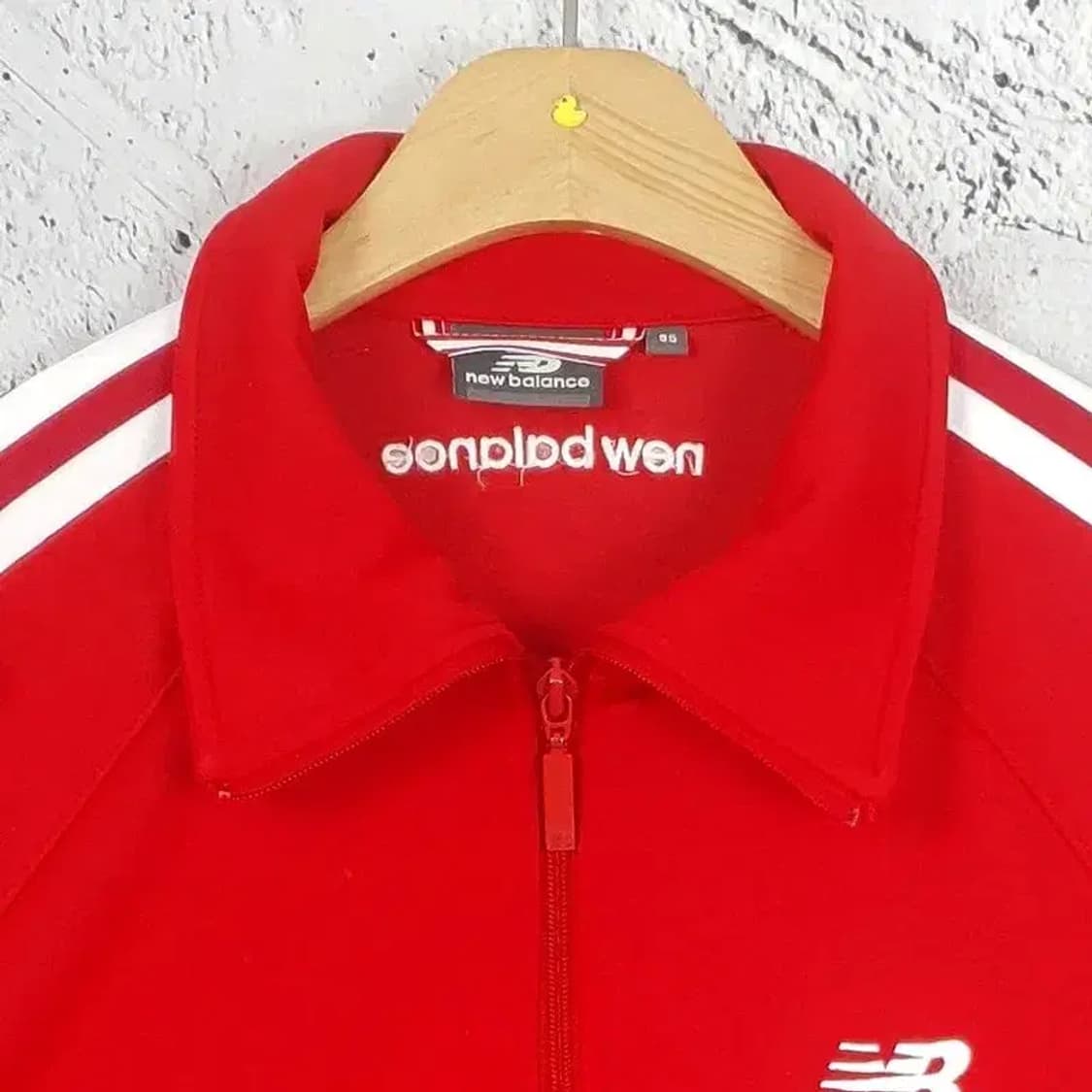 뉴발란스 NEW BALANCE 져지 트렉자켓 레드 3100004 상품이미지6