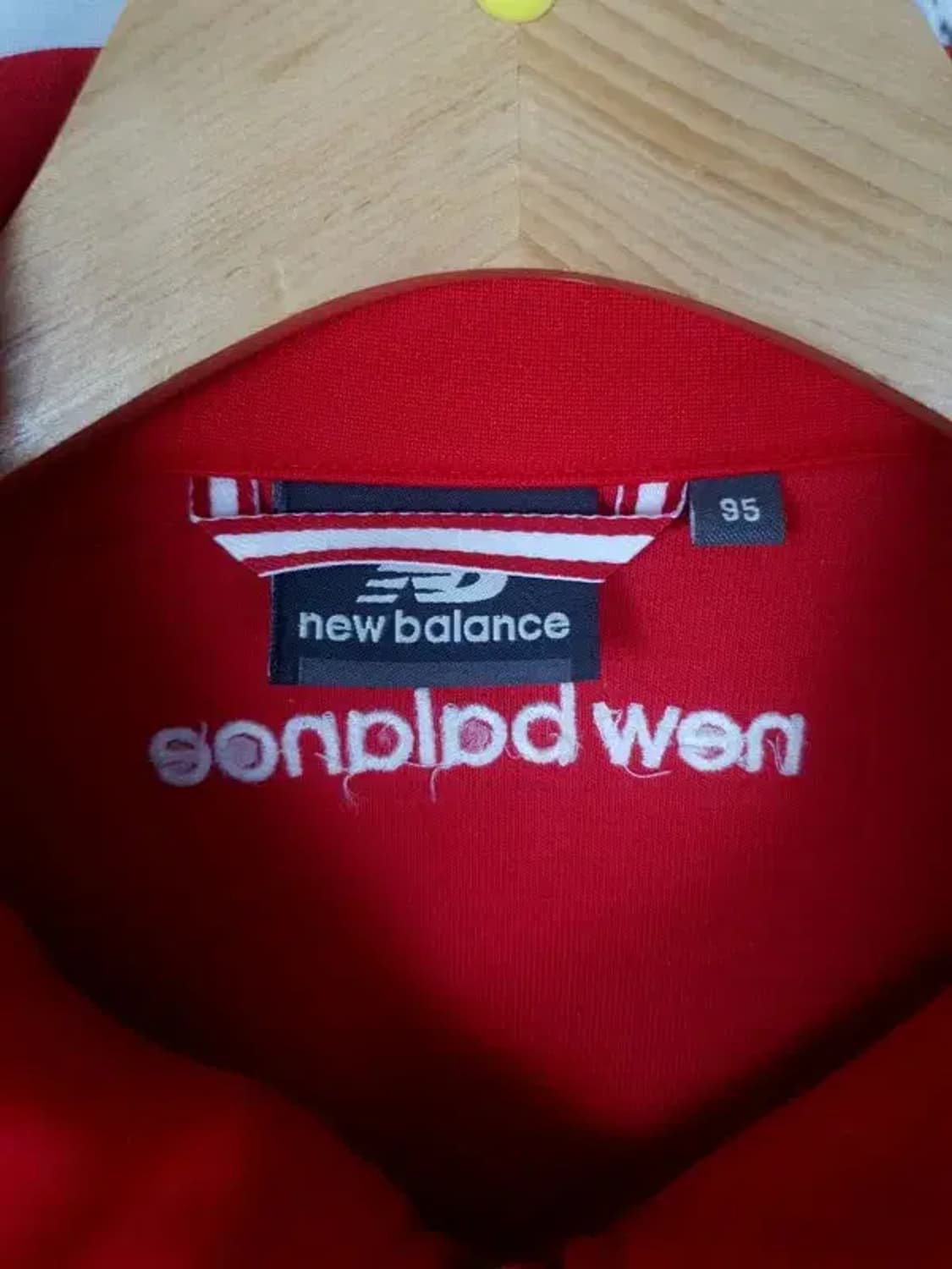 뉴발란스 NEW BALANCE 져지 트렉자켓 레드 3100004 상품이미지9