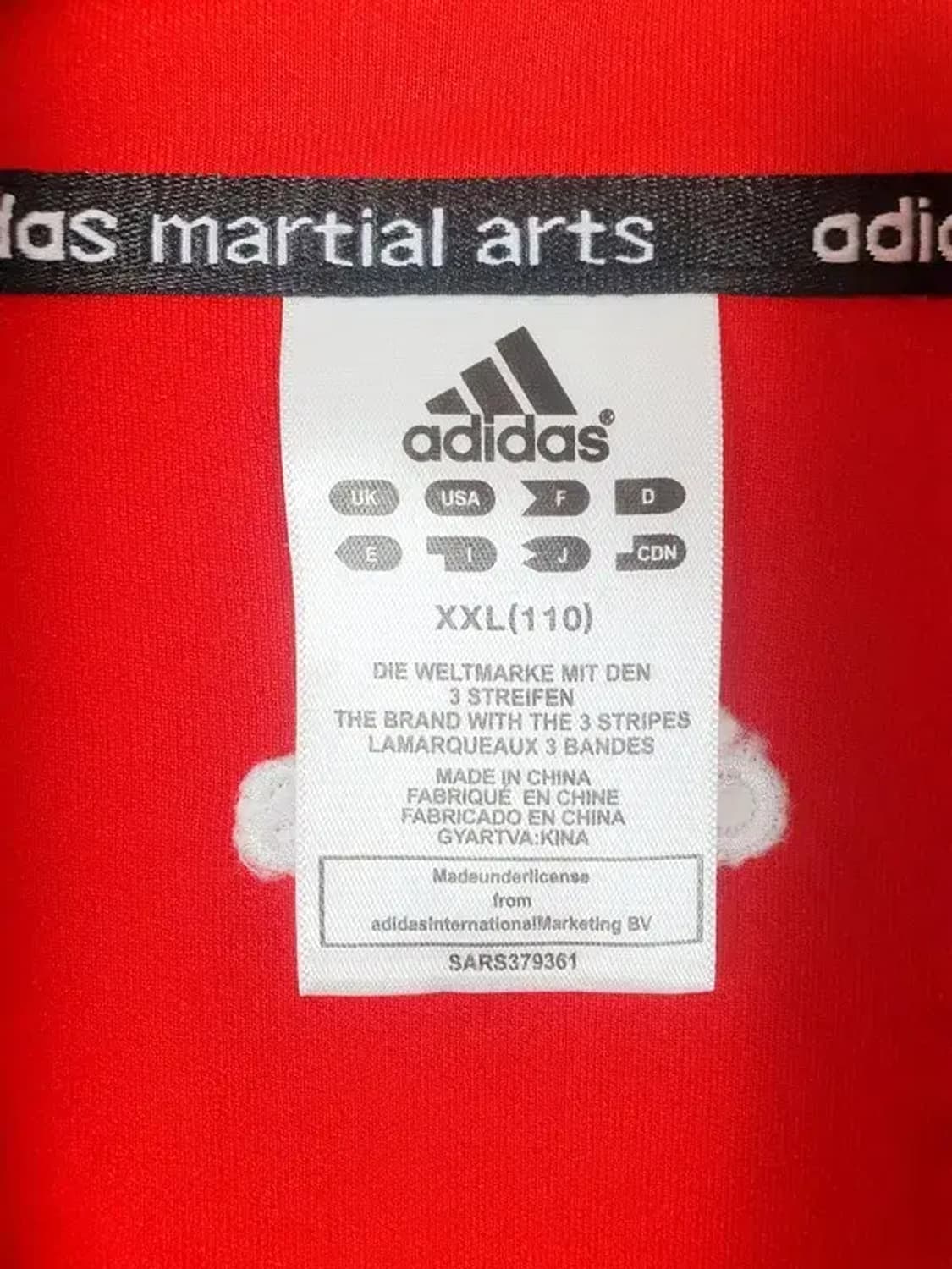 아디다스 ADIDAS 자수로고 삼선 트랙탑 집업 져지 레드 3100026 상품이미지10