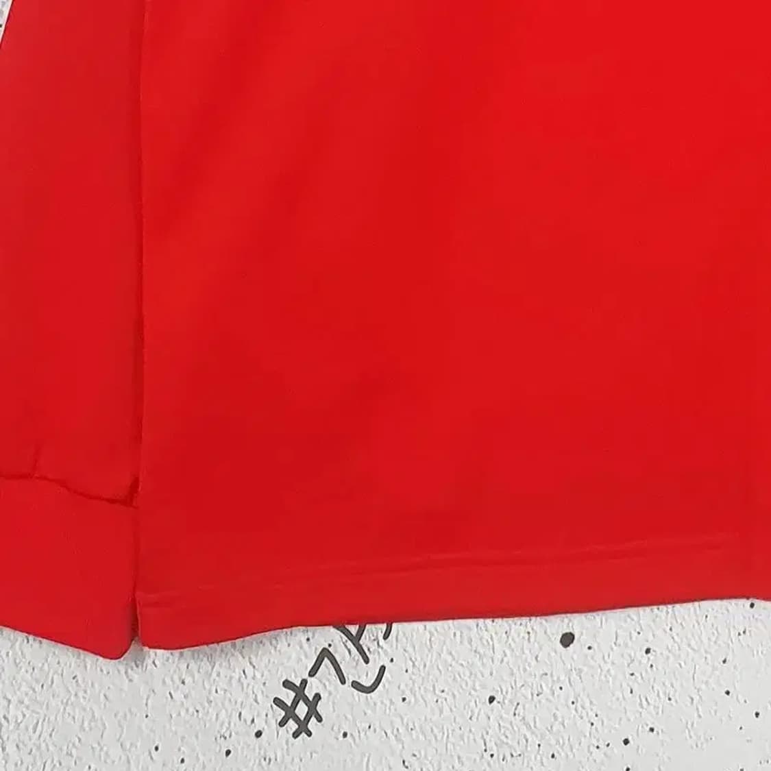 아디다스 ADIDAS 자수로고 삼선 트랙탑 집업 져지 레드 3100026 상품이미지9