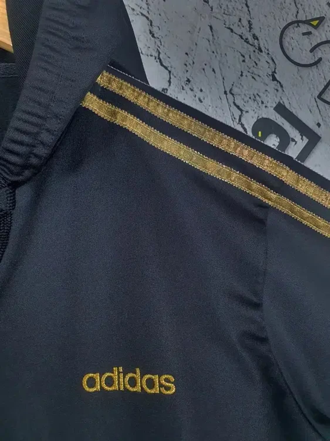 아디다스 삼선 지그재그 검골 집업 후드 져지 블랙 3100029 상품이미지9