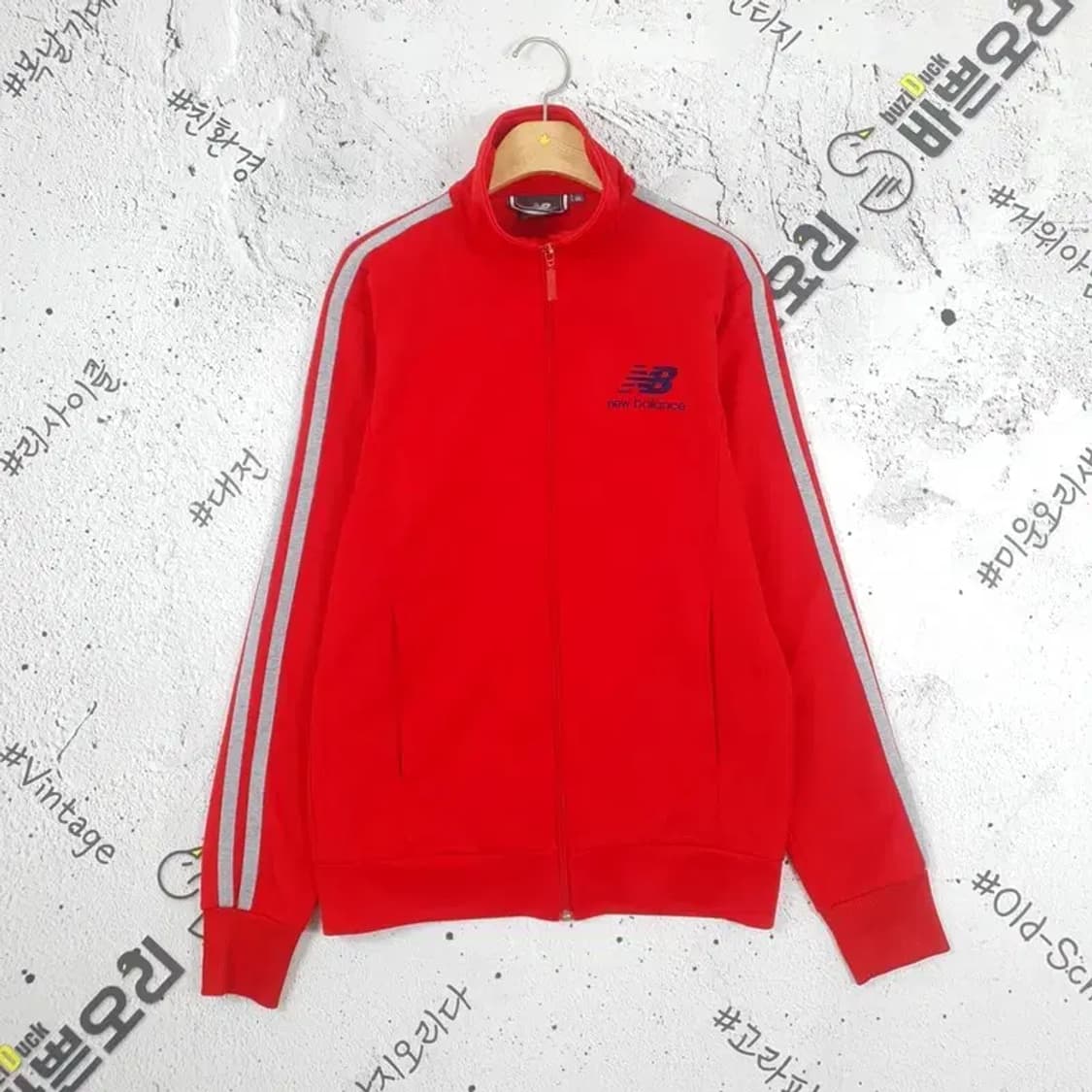 뉴발란스 NEW BALANCE 트랙탑 져지 자켓 레드 3100019 상품이미지1