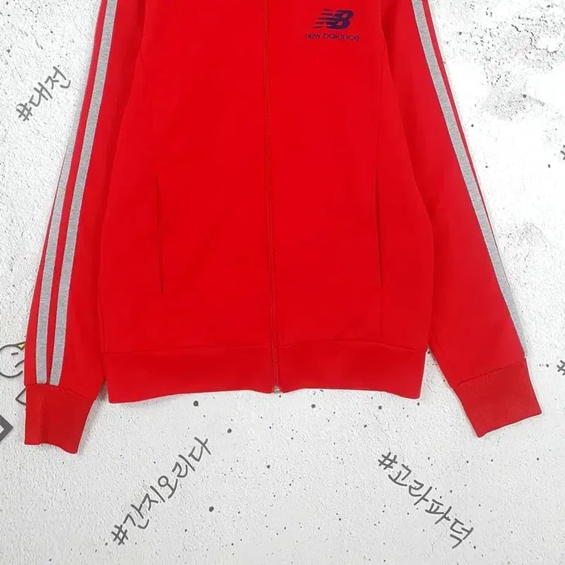 뉴발란스 NEW BALANCE 트랙탑 져지 자켓 레드 3100019 상품이미지5