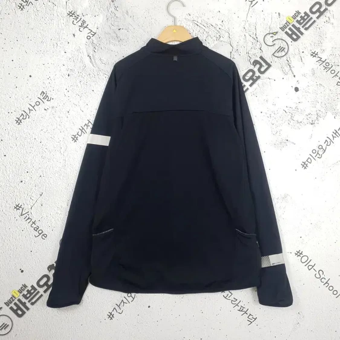 나이키 NIKE 스우시 드라이핏 기모 져지 자켓 블랙 3100020 상품이미지2