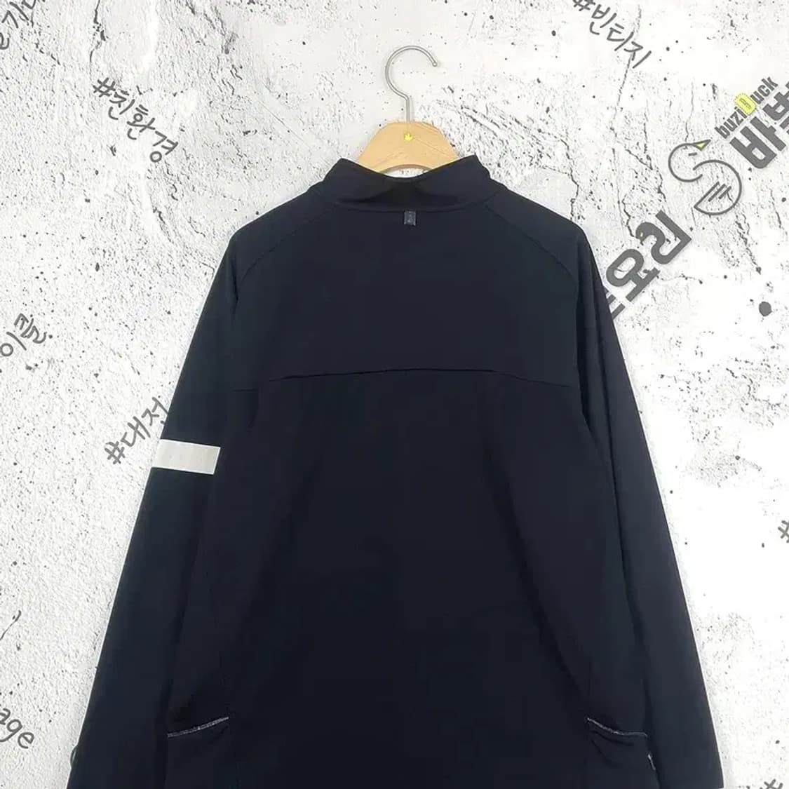 나이키 NIKE 스우시 드라이핏 기모 져지 자켓 블랙 3100020 상품이미지4