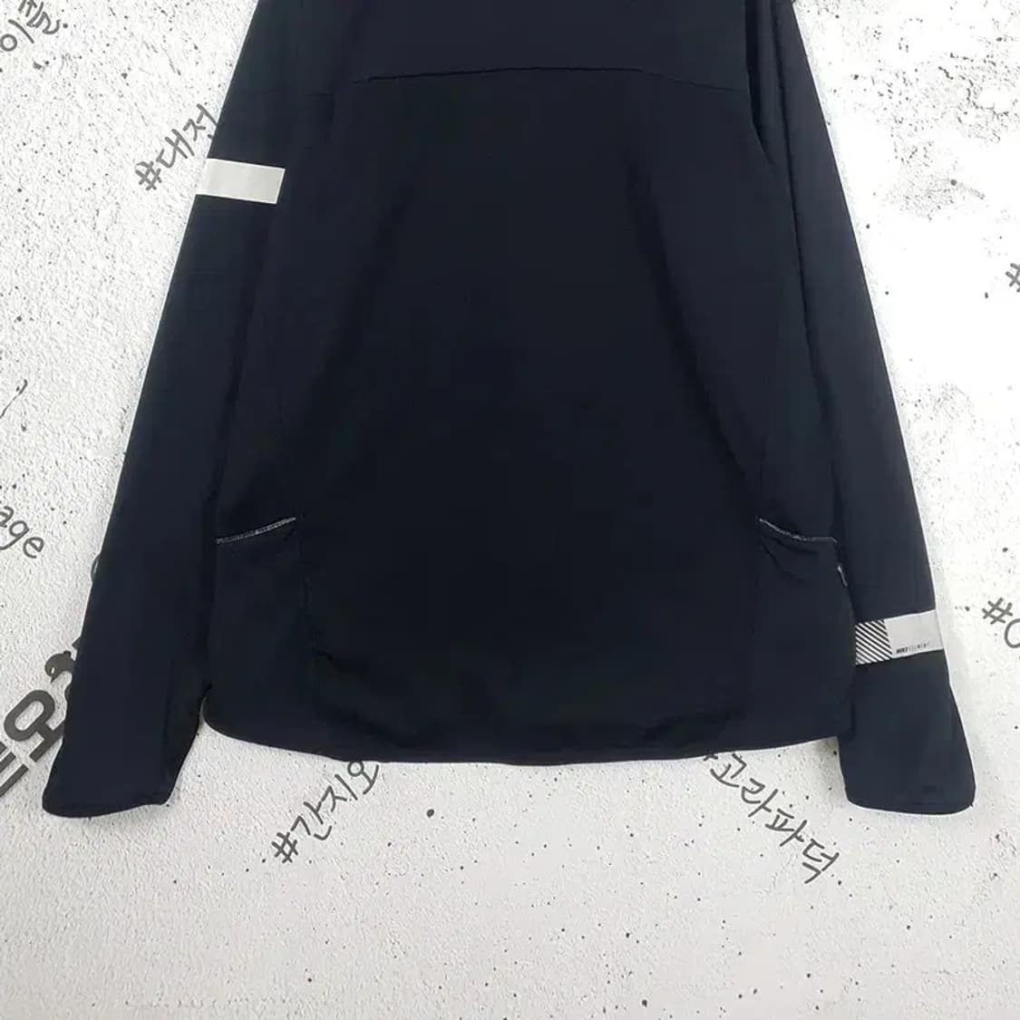 나이키 NIKE 스우시 드라이핏 기모 져지 자켓 블랙 3100020 상품이미지5