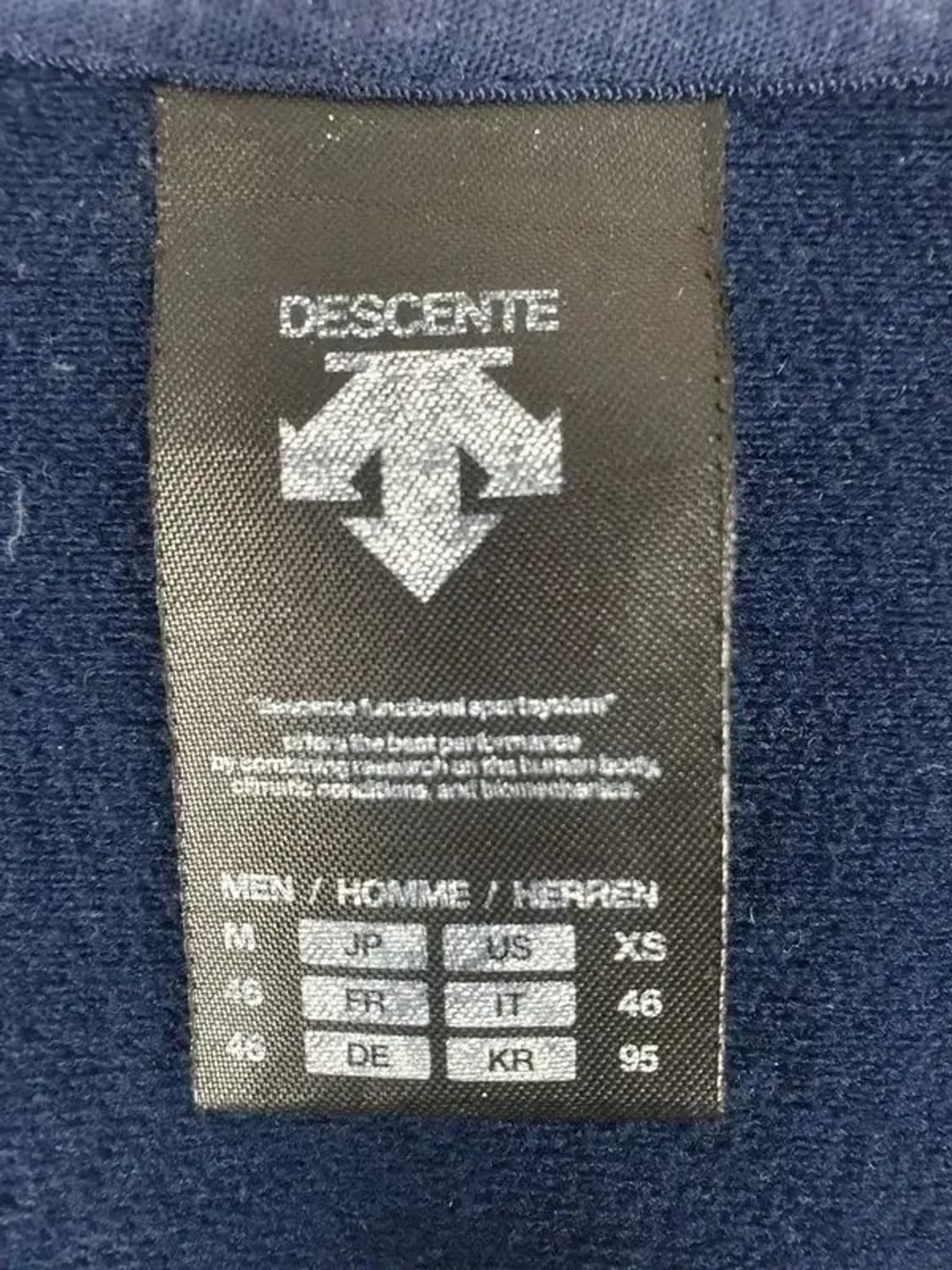 데상트 DESCENTE 트랙탑 져지 자켓 네이비 3100035 상품이미지8