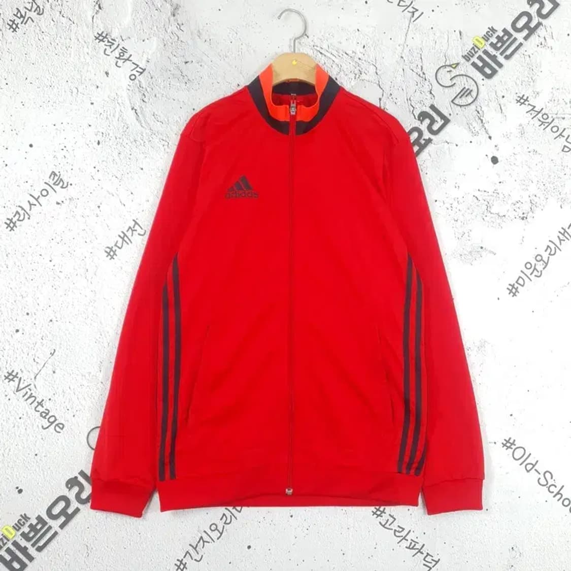 아디다스 ADIDAS 올드스쿨 트랙탑 검빨 져지 자켓 레드 3100038 상품이미지1