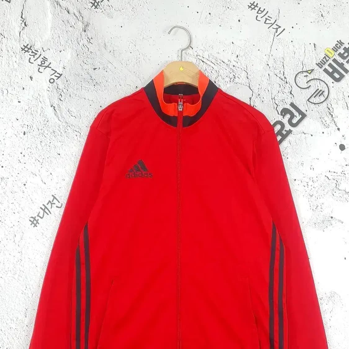 아디다스 ADIDAS 올드스쿨 트랙탑 검빨 져지 자켓 레드 3100038 상품이미지4