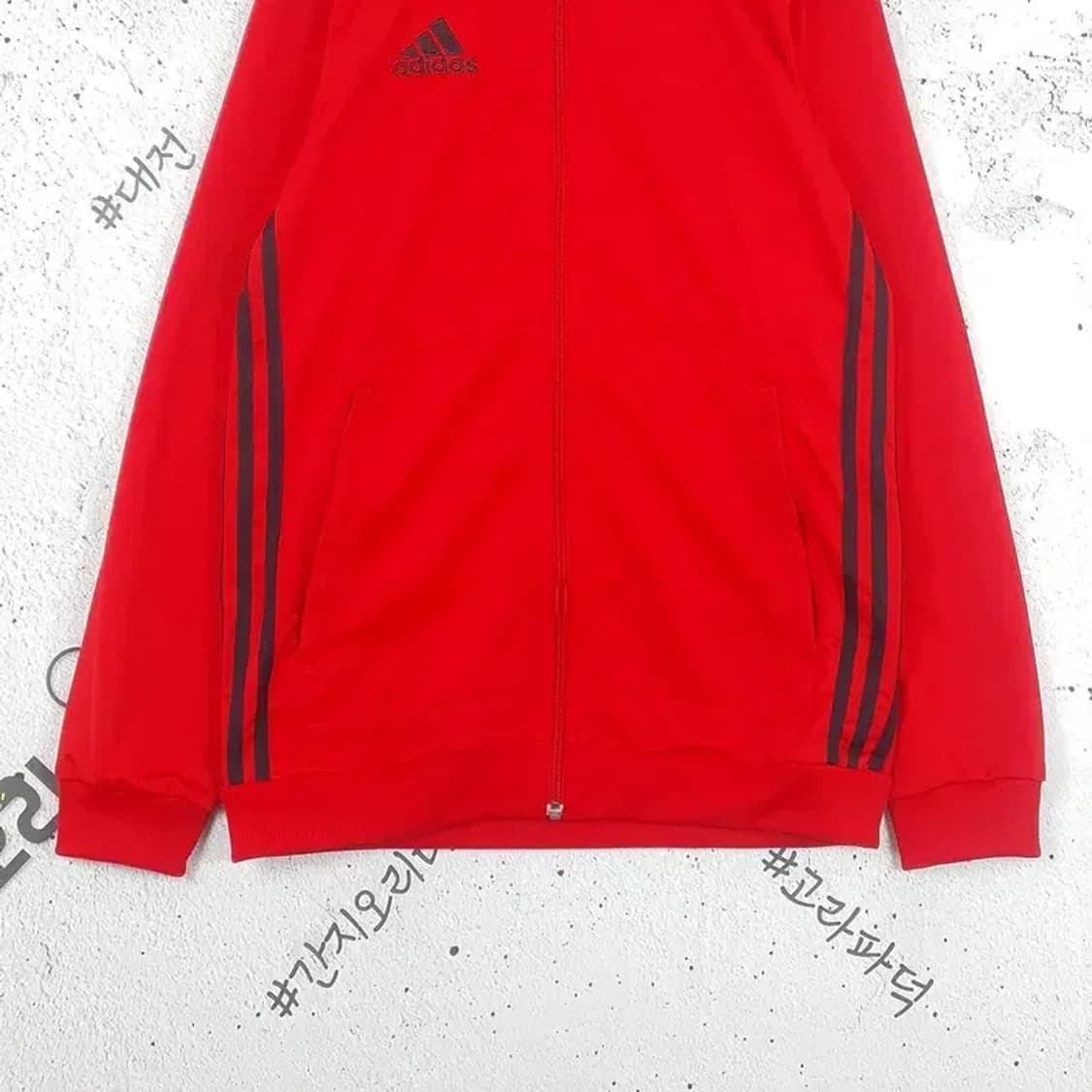 아디다스 ADIDAS 올드스쿨 트랙탑 검빨 져지 자켓 레드 3100038 상품이미지5