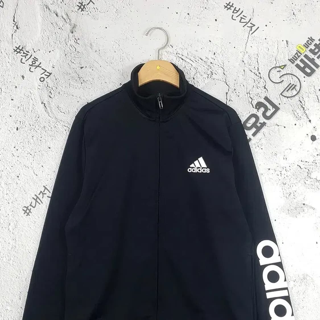 아디다스 ADIDAS 퍼포먼스 빅로고 트랙 져지 자켓 블랙 3100041 상품이미지4